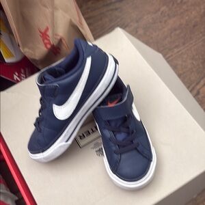 Nike Blue and White Sneakers Classic Style